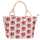 BestBuySale Beach Bags Summer Fashion Folding Women Tote  Flower Printing Beach Bag 
