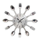 BestBuySale Clocks Modern Kitchen Cutlery Wall Clocks Spoon Fork Creative - Home Decor 