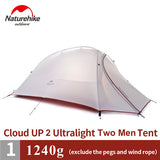 BestBuySale Tents Naturehike Tent  Silicone Fabric Ultralight With Mat 