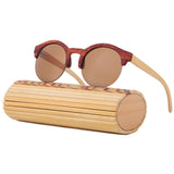 BestBuySale Sunglasses Bamboo Sunglasses Men's/Women's Vintage Half Frame 