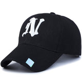 BestBuySale Baseball Hats Baseball Hats Solid color N letter Embroidered Cap for Men 