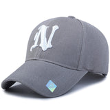 BestBuySale Baseball Hats Baseball Hats Solid color N letter Embroidered Cap for Men 