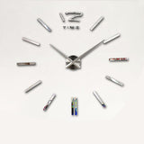 BestBuySale Clocks Fashion Mirror Sticker DIY Wall Clocks-Black,Red,Pink,Silver,Gold,Chocolate,Blue,Gray 