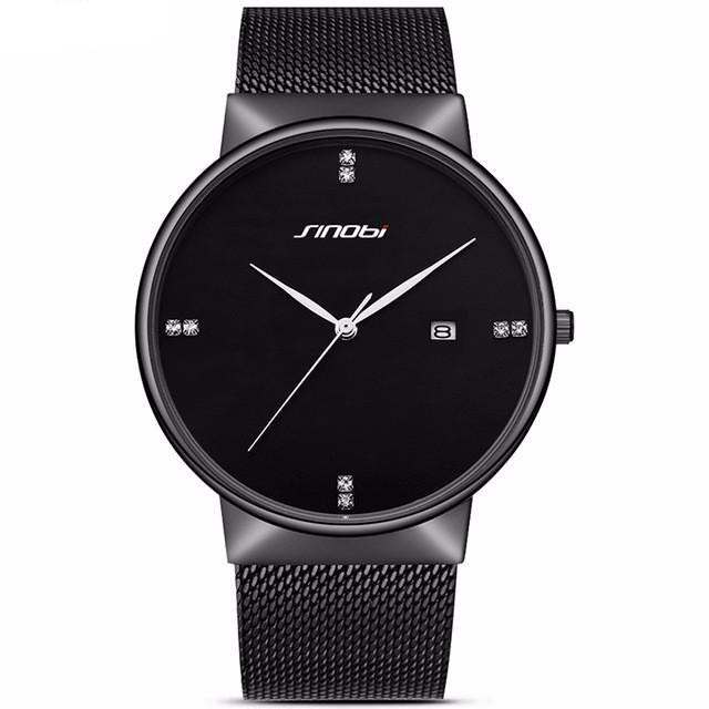 Simple Men's Fashion Business Minimalist Brand Watch With Stainless St