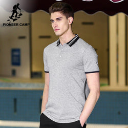 BestBuySale Polo Shirts Solid Gray   100% cotton Top Quality Regular Polo Shirt 