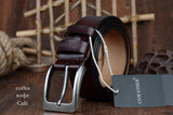 BestBuySale Belts Genuine Cowhide Leather Belts For Men - Brown,Coffee,Black 