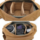BestBuySale  Professional DSLR Canvas Camera Bag Travel Photo Bag Single Shoulder for Sony Canon Nikon Olympus 