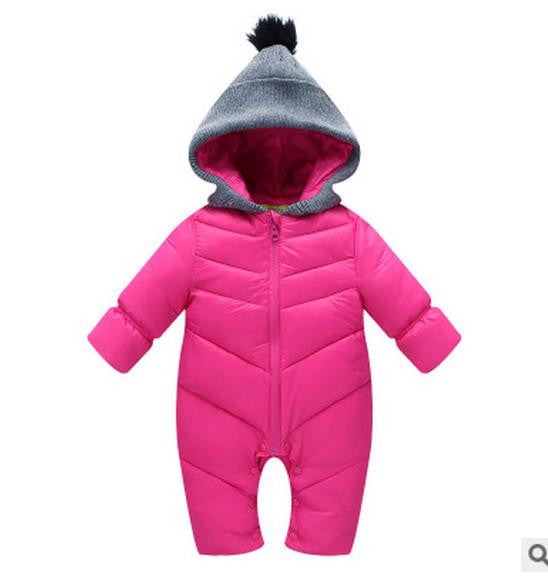Baby Boy & Girl winter Clothing Rompers Hooded