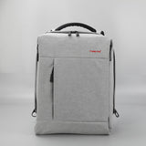 BestBuySale Backpack Multifunction USB charging Men Large Capacity 14" Laptop Backpacks For Teenager - Black/Silver Grey/Orange 