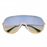 BestBuySale Women's Sunglasses Summer Fashion Oversize Shield Big Frame Sunglasses For Women 