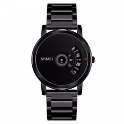 BestBuySale Watch Men's Brand Fashion Luxury Quartz Waterproof Stainless Steel Fashion Watches - Black/Silver 