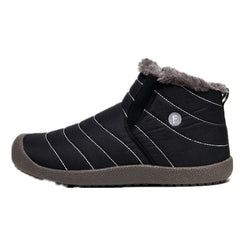 BestBuySale Boots Men's Winter Shoes Solid Color Snow Boots - Blue/Gray/Black 
