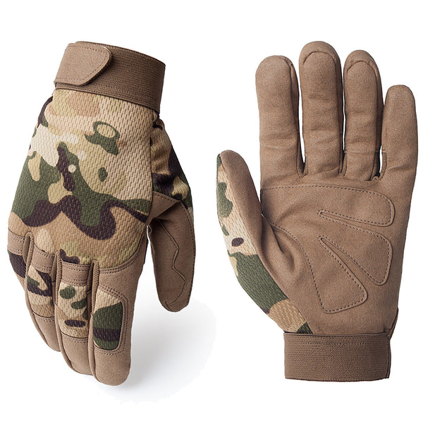 BestBuySale Gloves & Mittens Breathable Multicam Camouflage Tactical Finger Gloves 