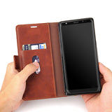 BestBuySale Cases Samsung Galaxy Note 8 Wallet Case Retro Cover for Samsung Note 8 - Black/Red/Brown 