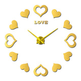 BestBuySale Clocks Large DIY Decorative Wall Clock - Black,Gold,Silver 