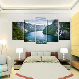 BestBuySale Paintings 5 Piece Set Natural Landscape Canvas Wall Painting 