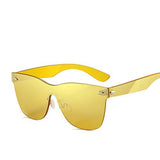 BestBuySale Sunglasses Men's Fashion Rimless Sunglasses - Green Revo,Blue Revo,Yellow,Smoke,Light blue,Light green 