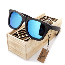 BestBuySale Sunglasses Men's Retro Bamboo Sunglasses in Wooden Gift Box - Blue,Brown,Grey 