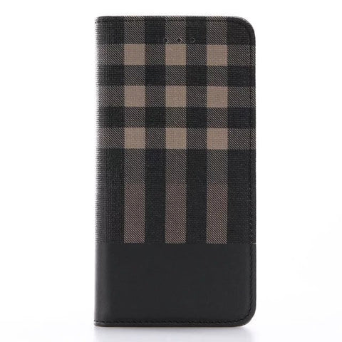 BestBuySale Cases Luxury Wallet Grid Pattern Business Case for Apple IPhone X With Card Slot 
