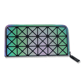 BestBuySale Wallets Women's Geometric Lattice Luminous Wallet 