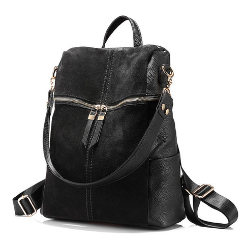 BestBuySale Backpacks Vintage Women's Leather Backpack - Black,Khaki,Red 