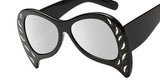 BestBuySale Women's Sunglasses Women's Unique Cat Eye Fashion Summer Sunglasses-Black Blue,White Gray,Pink Pink,Black Gray,Black Silver,Leopard Tea 
