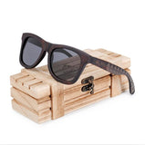 BestBuySale Wooden Fashion  Wooden Frame Polarized Sunglasses in Wood Box 