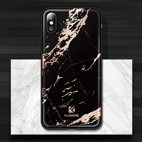 BestBuySale iPhone X Colorful Silicone Marble Case for iPhone X 