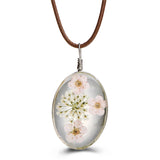 BestBuySale Pendant Necklace Dried Flower Pendant Necklaces 